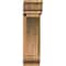 Ekena Millwork Thorton Traditional Rough Sawn Bracket w/ Offset Brace, Western Red Cedar, 6"W x 18"D x 22"H BKT0604X18X22THR01RWR - alternate 3